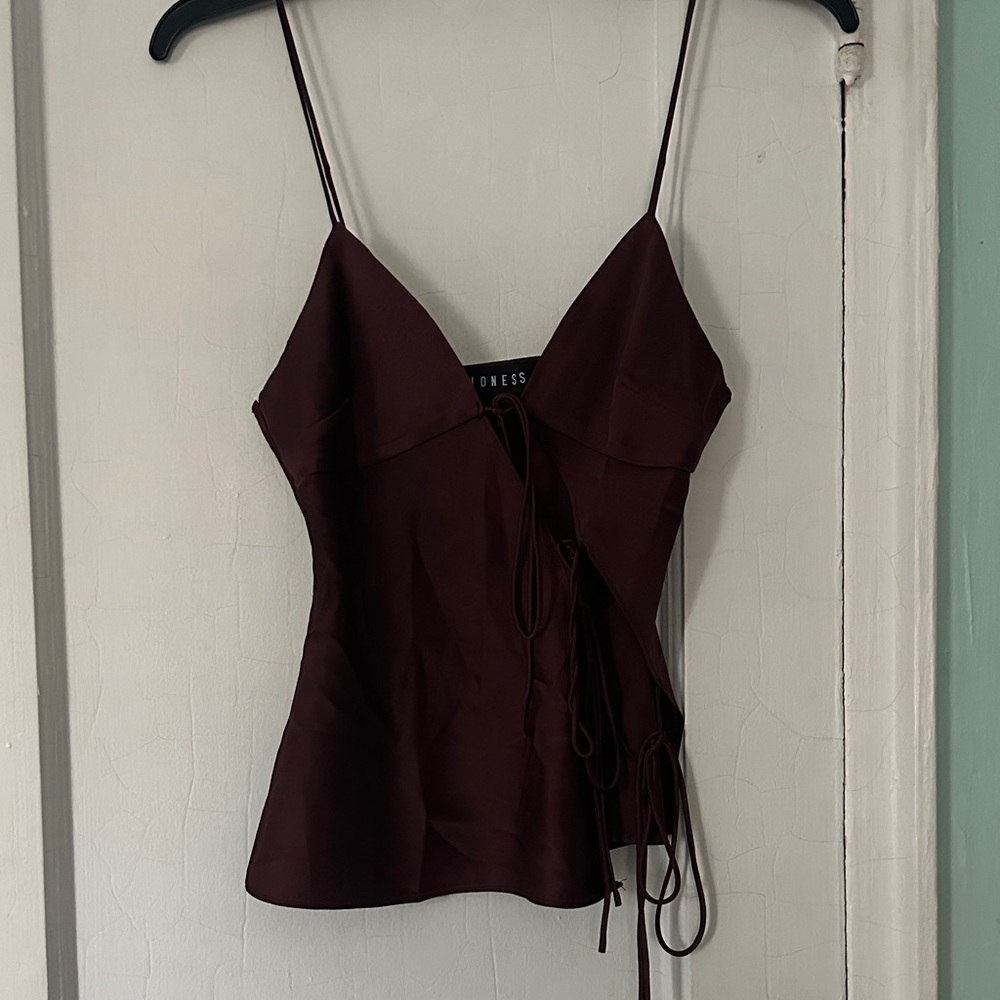 Lioness Deep Brown Camisole Top